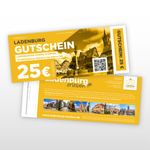 Ladenburg Gutschein - Marktplatz - 25 Euro